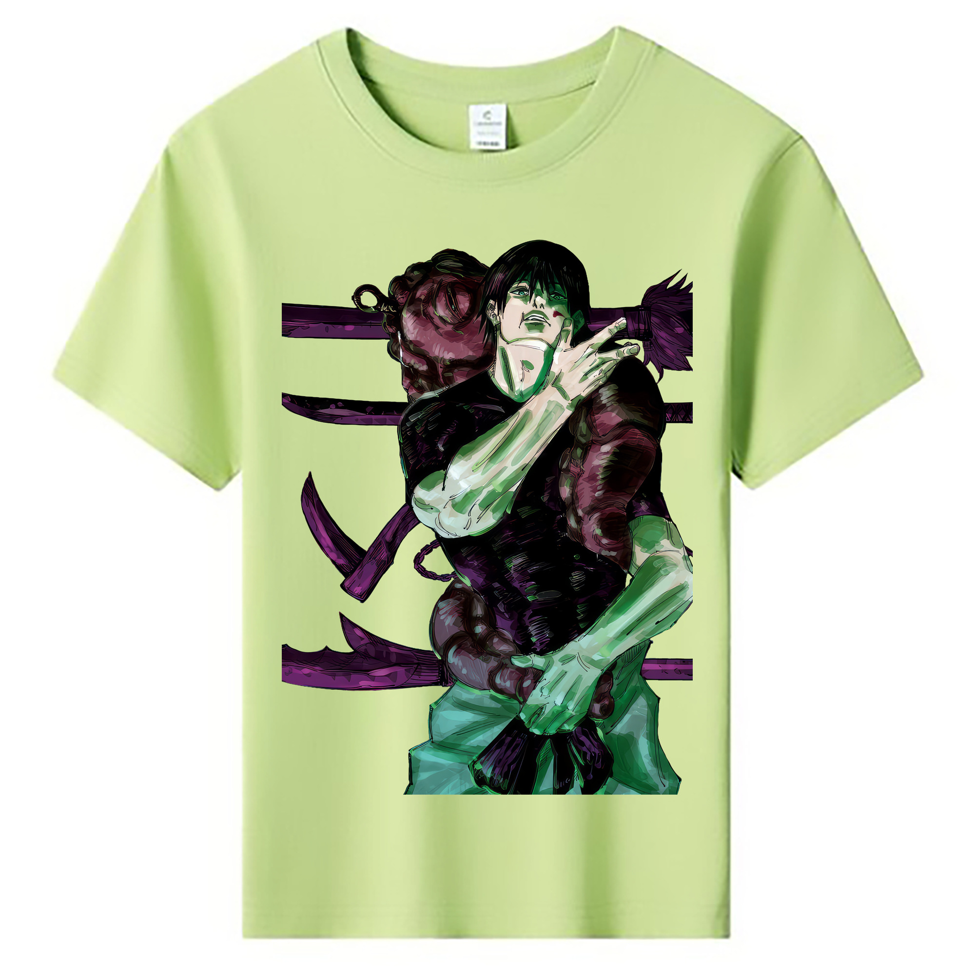 （画像用） 呪術廻戦 Jujutsu Kaisen 綿100％キッズTシャツ（フロントプリント）